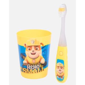 Paw Patrol Tandenborstelset met timer Rubble - Geel