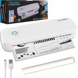 Fichero Pocket Printer A4 - Mini Printer voor Mobiel - Bluetooth Printer - Thermische Printer - Wit