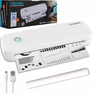 Fichero - Pocket Printer A4 - Thermische Printer - Wit