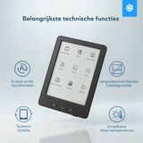 Silvergear - E-reader - Zwart - 6-inch Scherm - 4 GB Opslag