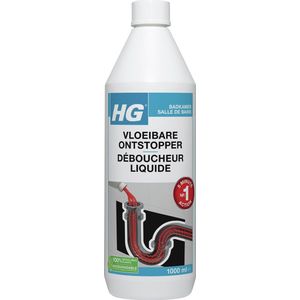 HG - Vloeibare Ontstopper - 1 Liter - Doeltreffend Ontstoppen