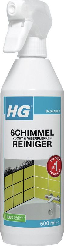HG - Schimmelreiniger - 250ml - Effectieve Verwijdering van Schimmel en Vochtplekken