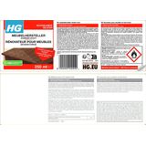 HG - Meubelhersteller - Donker Hout - 250ml - Herstelt Natuurlijke Kleur