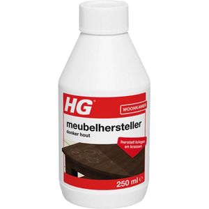 HG Meubelhersteller Donker Hout - 250ml - Herstelt de Natuurlijke Kleur - Verwijdert Vlekke