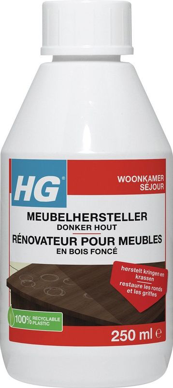 HG - Meubelhersteller - Donker Hout - 250ml - Herstelt Natuurlijke Kleur