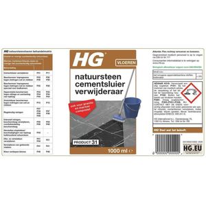 HG natuursteen cement- & kalksluier verwijderaar (1 liter)