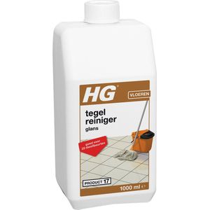 HG - Tegelreiniger - Glans - 1 Liter - Geschikt voor Vloertegels en Plavuizen