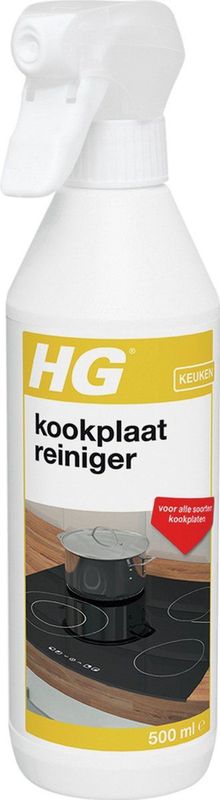 HG kookplaatreiniger - Streeploos en Vetvrij - Keukenreiniger - 1 x 500ml