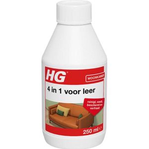 HG 4 In 1 Voor Leer - 250ml - Bescherm - Voedt en Reinigt