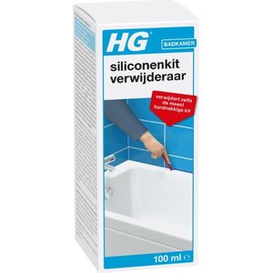 HG Siliconenkitverwijderaar - 100ml - Snelwerkend - Voor de Hardnekkigste Kit