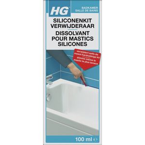HG siliconenkitverwijderaar - 100ml - snelwerkend - voor de hardnekkigste kit - tast andere materialen niet aan
