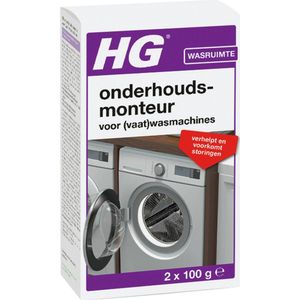 HG onderhoudsmonteur - geschikt voor (vaat)wasmachines - 1 x 200 gram