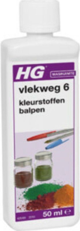 HG - Vlekweg Nr6 - Vlekkenverwijderaar - 6x50 ml