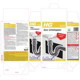 HG duo ontstopper 1L