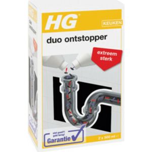 6x HG Duo Ontstopper 1 liter