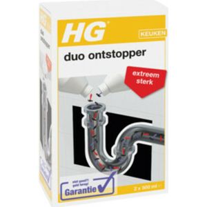 6x HG Duo Ontstopper 1 liter