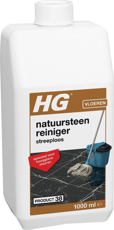 HG natuursteenreiniger streeploos (product 38) 1L