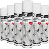 6x HG X Spray Tegen Muggen & Vliegen 400 ml