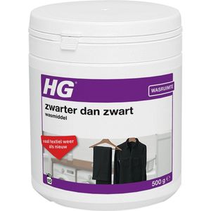 Wasmiddel zwarter dan zwart