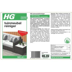 HG tuinmeubel 'kracht' reiniger (500 ml)