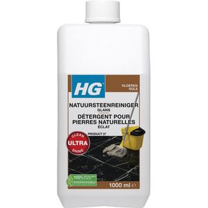HG Natuursteenreiniger Glans, Product 37, Reiniging & Glans Voor Natuursteen En Marmer. Geconcentreerde Dweilreiniger Met Een Frisse Geur - 1 Liter (221100103)