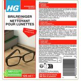 HG - Brillenreiniger - 125ml - Veilig Reinigen en Ontvetten van Brillen