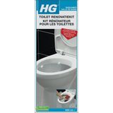 HG - Toilet Renovatiekit - 500ml - Inclusief Reiniger en Schrobpad