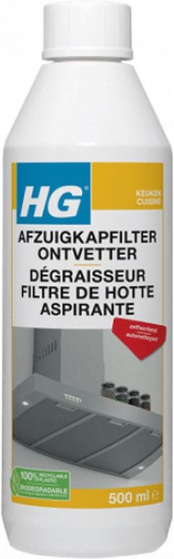 HG - Afzuigkapfilter Ontvetter - 500ml - Ontvetter