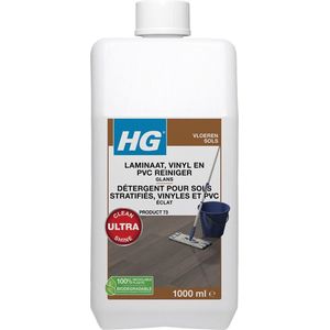 HG Vloeren Laminaat Glansreiniger - 1 Liter - Voor Alle Soorten Laminaatvloeren
