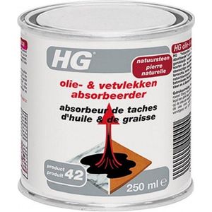 HG tegel en natuursteen olie- en vetvlekken absorbeerder (product 42) 250ml