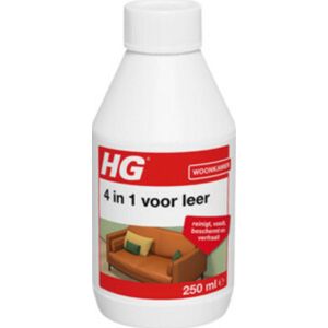 HG 4-in-1 Voor Leer - Voordeelverpakking - 6 x 250 ml - Onderhoudsmiddel