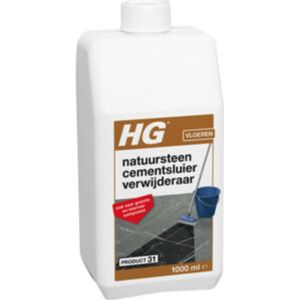 6x HG Natuursteen Cement & Kalksluier Verwijderaar 1 liter