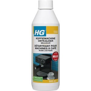 6x HG Koffiemachine Ontkalker Melkzuur 500 ml