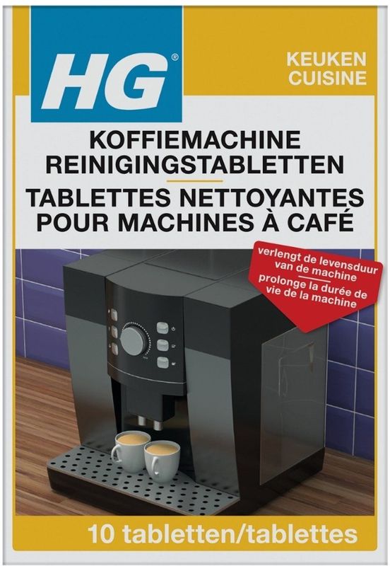 HG Reinigingstabletten - Koffiemachine - 10 Stuks - Biologisch Afbreekbaar