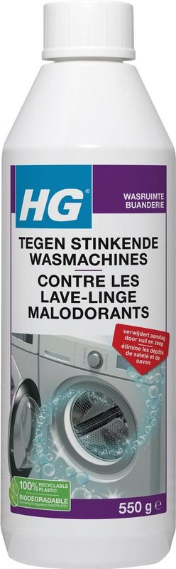 HG - Tegen Stinkende Wasmachines - Wasmiddel - 550gr