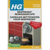 HG reinigingscups voor Nespresso machines