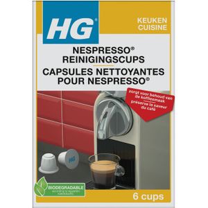 3x HG Nespresso® Reinigingscups