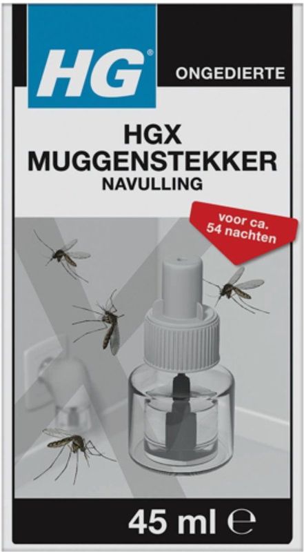 HGX - Muggenstekker - Reukloze Damp - 54 Nachten