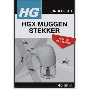 HG - HGX - Muggenstekker - 45ml - Reukloze Damp