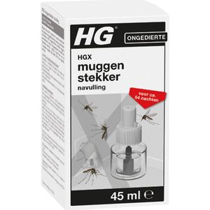 6x HG HGX Muggenstekker Navulling