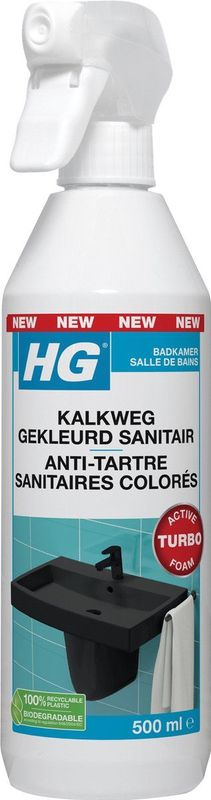 HG kalkweg gekleurd sanitair