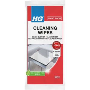 HG Glasreiniger Doekjes -12x20st - Voordeelverpakking