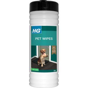 Aanbieding: HG pet wipes (12 pakken - 50 stuks)
