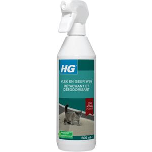 6x HG Pet Range Vlek & Geur Weg Kat 500 ml
