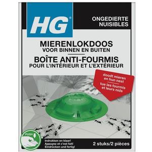 Hg Mierenlokdoos Voor Binnen En Buiten - 2 Stuks | Insectenbestrijding
