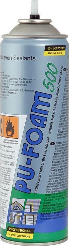 Den Braven - Zwaluw PU-Foam B3 - Lichtgroen - 500ml