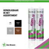 Den Braven - Zwaluw Acryl-W Acrylaatkit - Grijs - 1 Stuk
