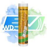 Zwaluw - Tixoplast - Afdichtingskit - Zwart - 310ml - Bitumen Basis