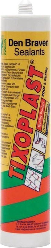 Zwaluw - Tixoplast - Afdichtingskit - Zwart - 310ml - Bitumen Basis