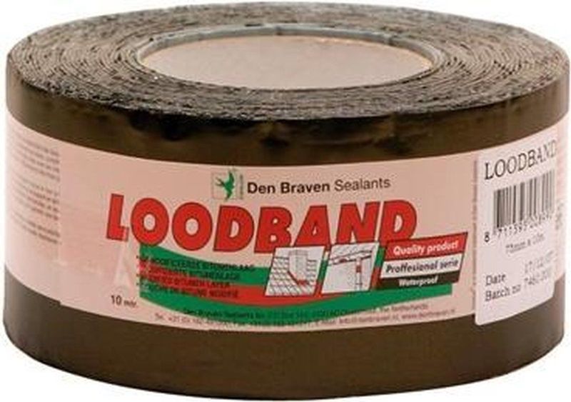 Zwaluw - Loodband - 100mm x 10m - Zelfklevend - Bitumen